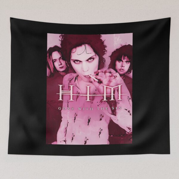 Item preview,  Him Band Ville Valo Heartagram Gone With The Sin Cover designed and sold by EtienneCohen.