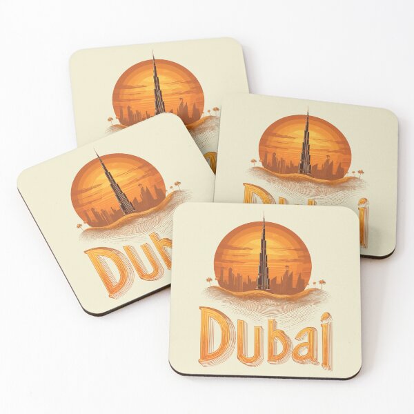 Item preview, Dubai Skyline – Burj Khalifa & Desert Sun Design designed and sold by Meiersbeste.