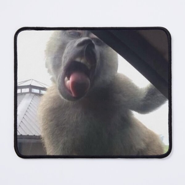 Item preview, monkey licking car window designed and sold by monkey zone.