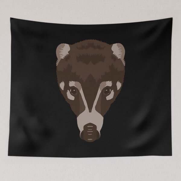 Item preview, White-Nosed Coati Face  	 designed and sold by dedgnibhje44.