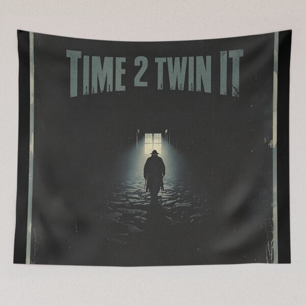 Item preview, Time 2 Twin It Vintage Horror Shirt | Spooky Halloween DIY Poster Tee | Time2TwinIt | Time 2 Twin It designed and sold by LAVegasVibes .