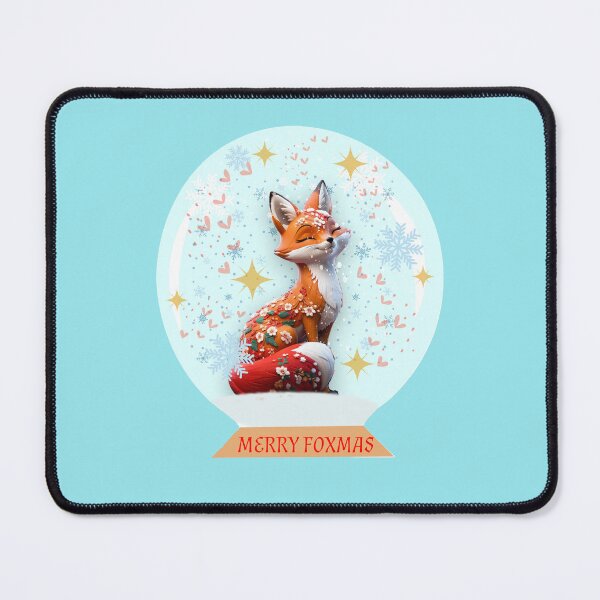 Item preview, Christmas Fox T-shirt, Snow Globe Fox Christmas designed and sold by Folk and Flux.