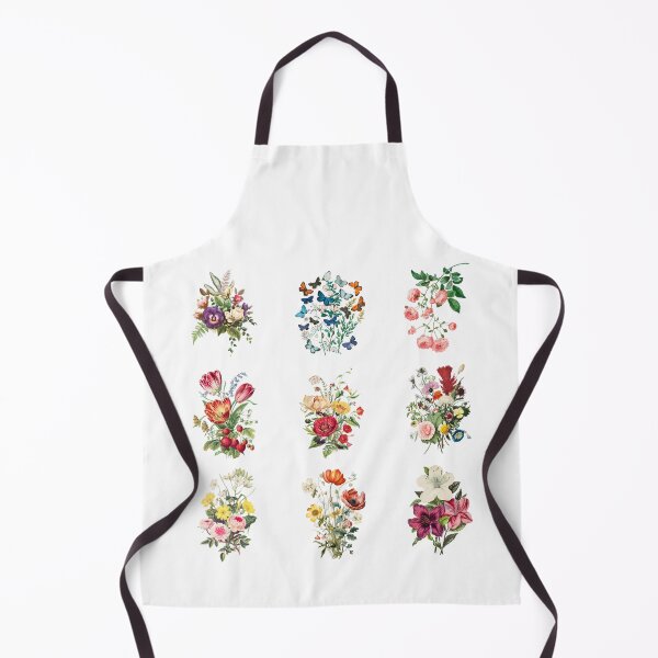 Item preview, Vintage Botanical 3x3 Grid: Flowers and Butterflies designed and sold by Vision Crafted.