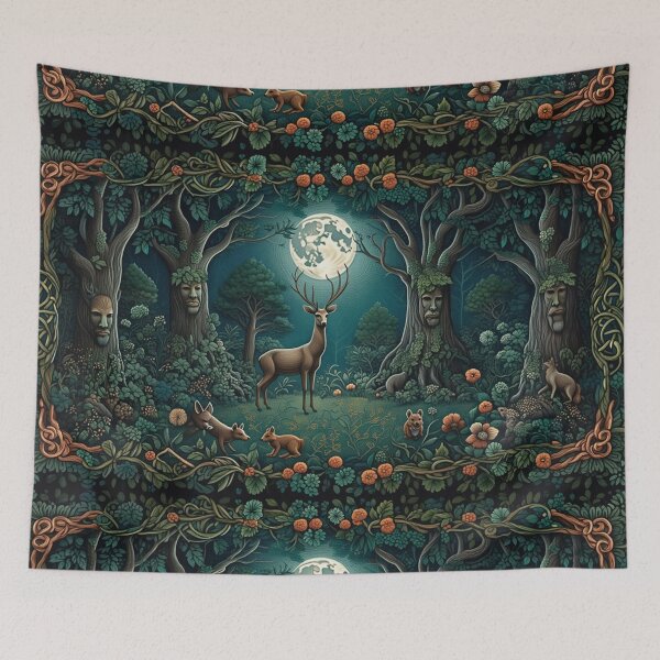 Item preview, The Green place - Beautiful fresco after William Morris designed and sold by Vintage Designs +.