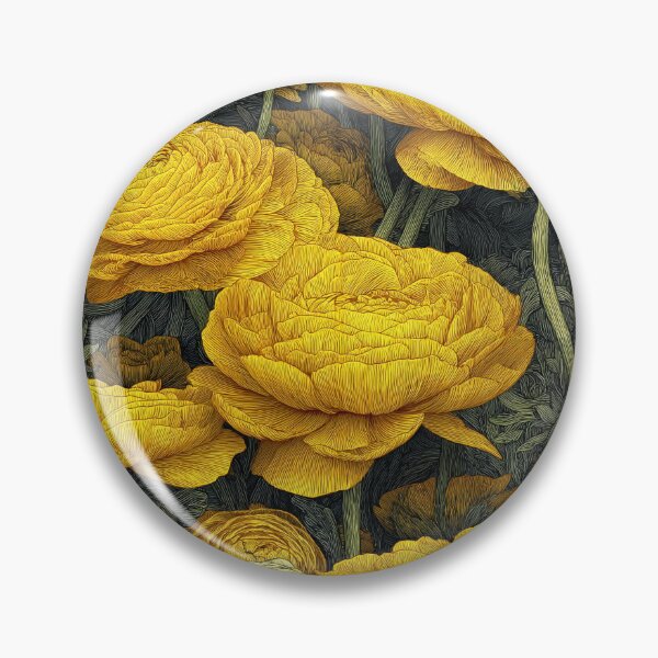Item preview, Minimalistic Lush Ranunculus For Floral Theme designed and sold by RoyalStarsPatts.