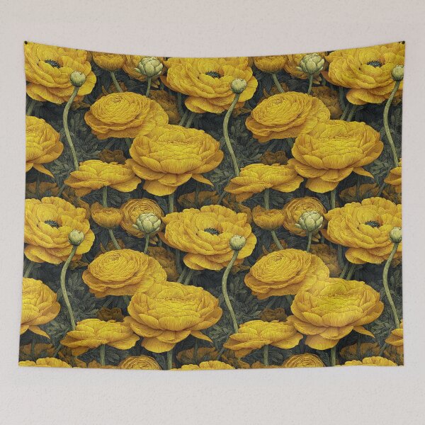 Item preview, Minimalistic Lush Ranunculus For Floral Theme designed and sold by RoyalStarsPatts.