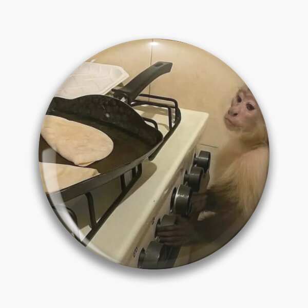 Item preview, monkey cooking quesadilla  designed and sold by monkey zone.