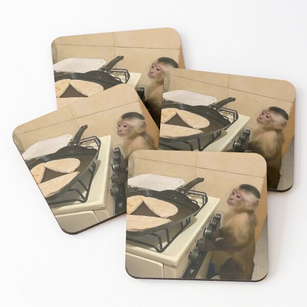 Item preview, monkey cooking quesadilla  designed and sold by monkey zone.