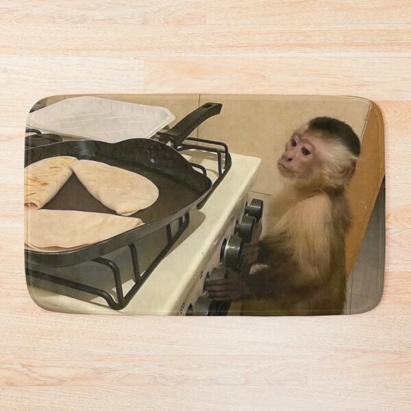 Item preview, monkey cooking quesadilla  designed and sold by monkey zone.