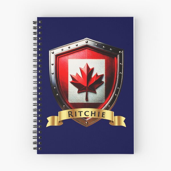 Item preview, Ritchie Family Canada Shield Maple Leaf Heraldry Crest designed and sold by Highlandkings.