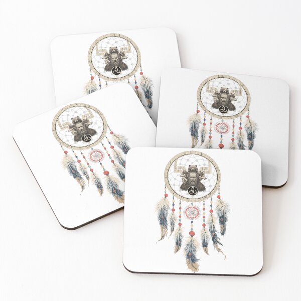Item preview, A unique blend of mythology and spirituality. Triglav, Veles and the Dreamcatcher Art Full of Mystery designed and sold by Creative-Sanc.