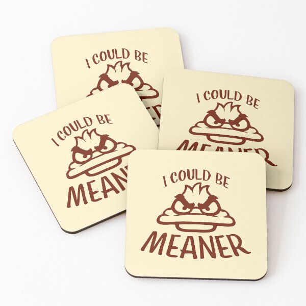 Item preview, Duck Bird Goose I Could Be Meaner Evil Quote designed and sold by shirt-o-mat.
