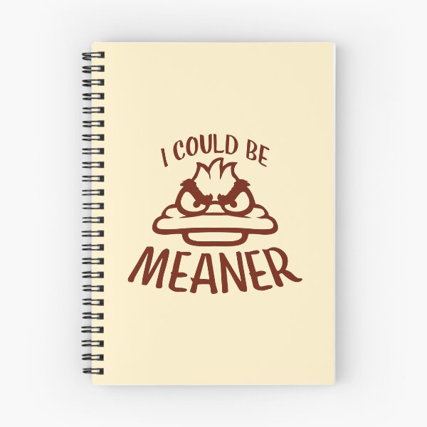 Item preview, Duck Bird Goose I Could Be Meaner Evil Quote designed and sold by shirt-o-mat.