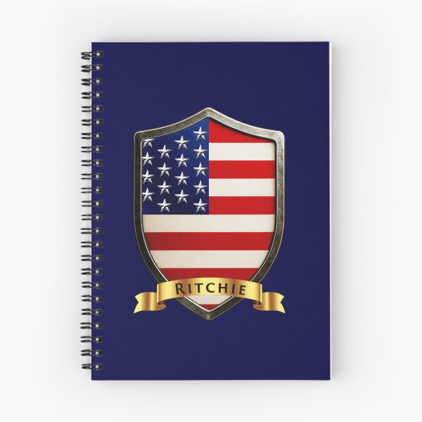 Item preview, Ritchie Family USA Shield Stars & Stripes Heritage Crest designed and sold by Highlandkings.