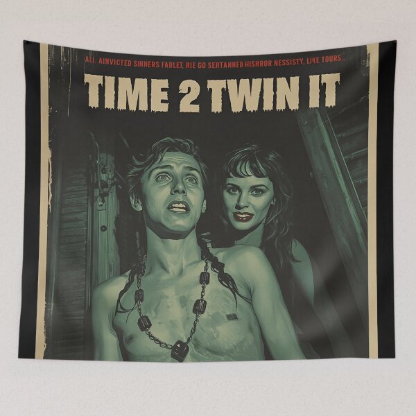 Artikelvorschau, Time2twinitit Horror-Shirt Retro DIY Halloween Poster Tee Grusel-Bastel-Fan | Time2TwinIt | Time 2 Twin It entworfen und verkauft von LAVegasVibes .