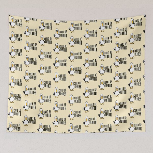 Item preview, Seagull Duck Bird I Could Be Meaner Funny Quote designed and sold by shirt-o-mat.