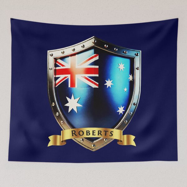 Item preview, Roberts Family Australia Shield Heritage Crest of Pride designed and sold by Highlandkings.