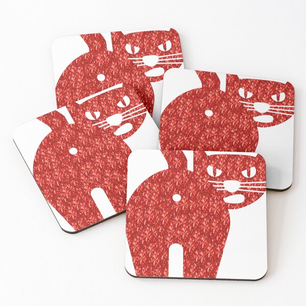 Item preview, Red Rhinestone Cat designed and sold by TheIconSmith.