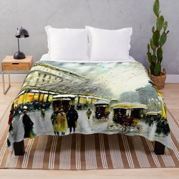 Item preview, Boulevard de la Madeleine in Paris, a Belle Époque Streetscape (9) designed and sold by artdesignsnow.