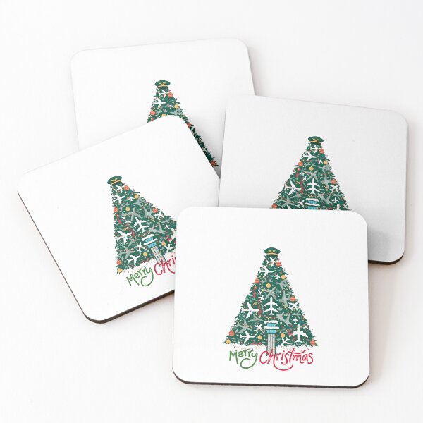 Item preview, Merry Christmas Airplane Tree - Aviation Holiday Design designed and sold by Aviator’s Gallery.
