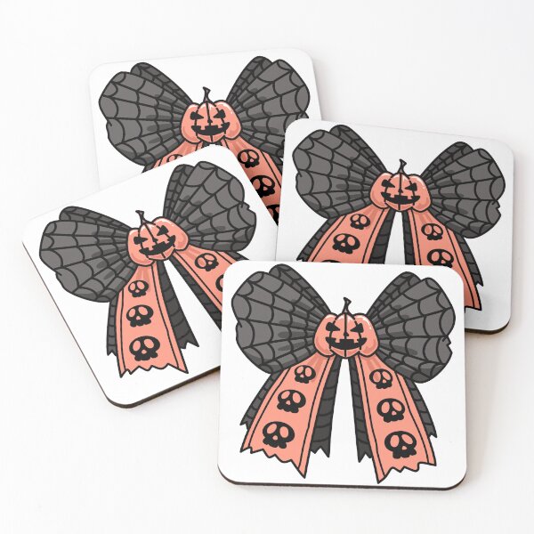 Item preview, Light orange halloween decor bow designed and sold by serenebookworm.