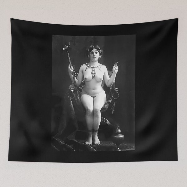 Item preview, The Devil Didnt Make Me Do It  Vintage Erotic Nude  Black and White  	 designed and sold by kidnooixzb70.