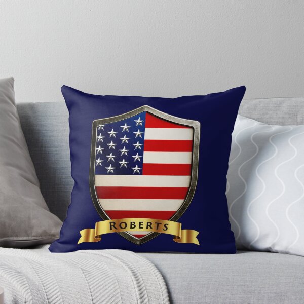 Item preview, Roberts Family USA Shield Stars & Stripes Heritage Crest designed and sold by Highlandkings.
