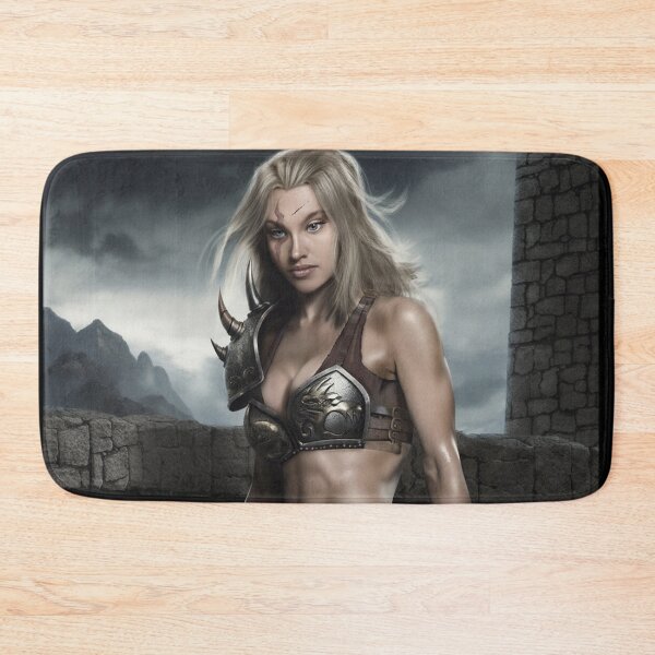 Item preview, Warrior woman painting fantasy art designed and sold by Vintage Designs +.