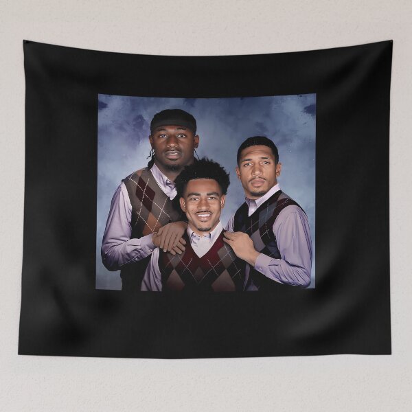 Item preview, Bryce Young Xavier Legette Chuba Hubbard Football designed and sold by Oswaldeil.