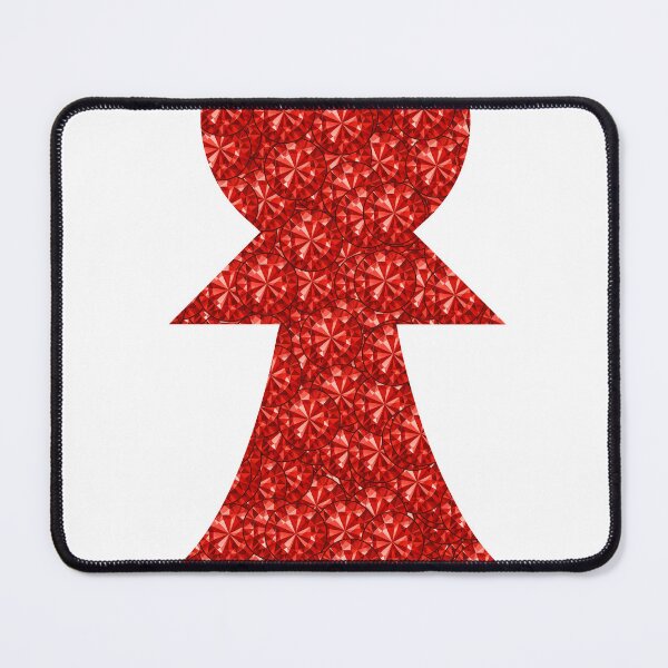Item preview, Red Rhinestone  Chess Piece Pawn designed and sold by TheIconSmith.