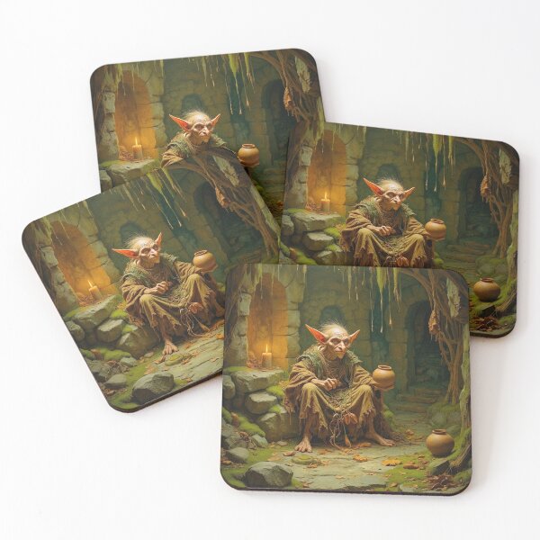 Item preview, Hobgoblin in his dark grove designed and sold by Vintage Designs +.