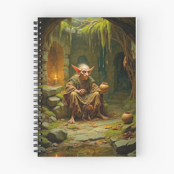 Item preview, Hobgoblin in his dark grove designed and sold by Vintage Designs +.