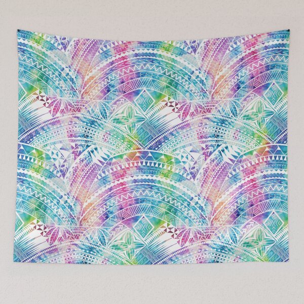 Item preview, Pasifika Rainbow Waves designed and sold by RascalMacKai.