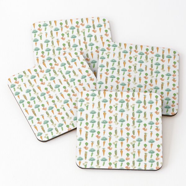Item preview, Cute vegetables pattern art designed and sold by Vintage Designs +.