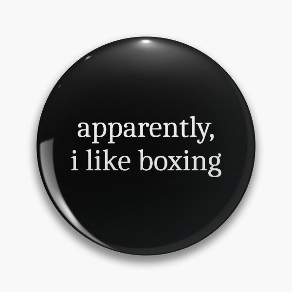 Item preview, Apparently, I Like Boxing designed and sold by Sleepy Cat Design.