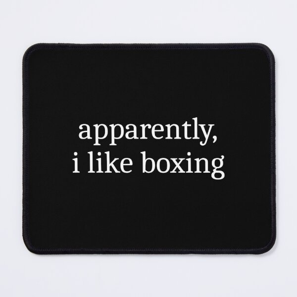 Item preview, Apparently, I Like Boxing designed and sold by Sleepy Cat Design.