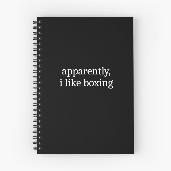 Item preview, Apparently, I Like Boxing designed and sold by Sleepy Cat Design.