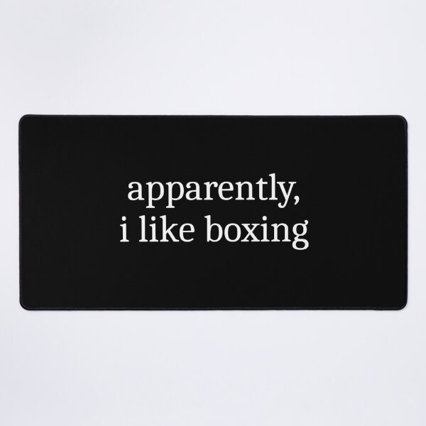 Item preview, Apparently, I Like Boxing designed and sold by Sleepy Cat Design.