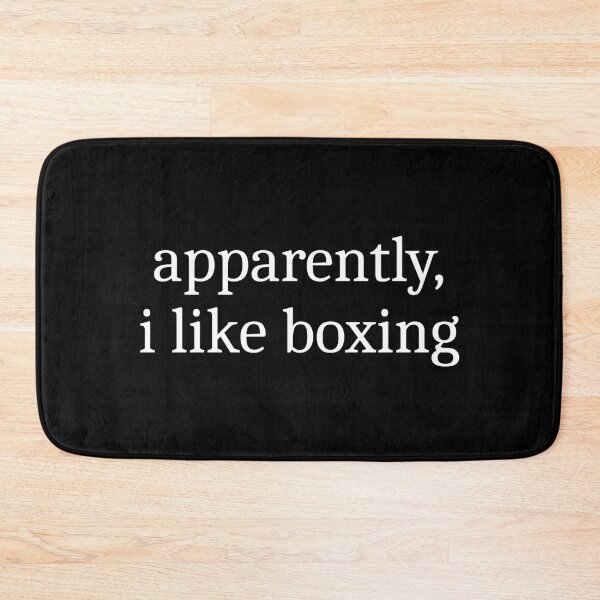 Item preview, Apparently, I Like Boxing designed and sold by Sleepy Cat Design.