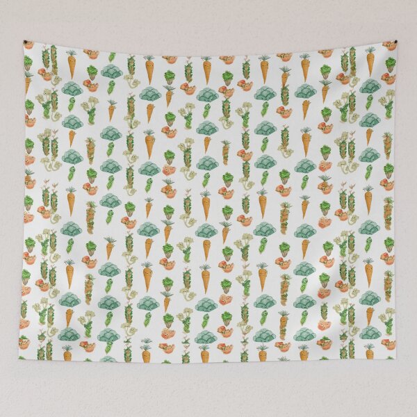 Item preview, Cute vegetables pattern art designed and sold by Vintage Designs +.