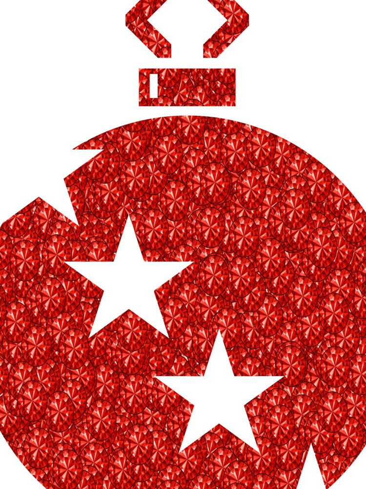 Thumbnail 4 of 4, iPhone Case, Red Rhinestone Tree designed and sold by TheIconSmith.