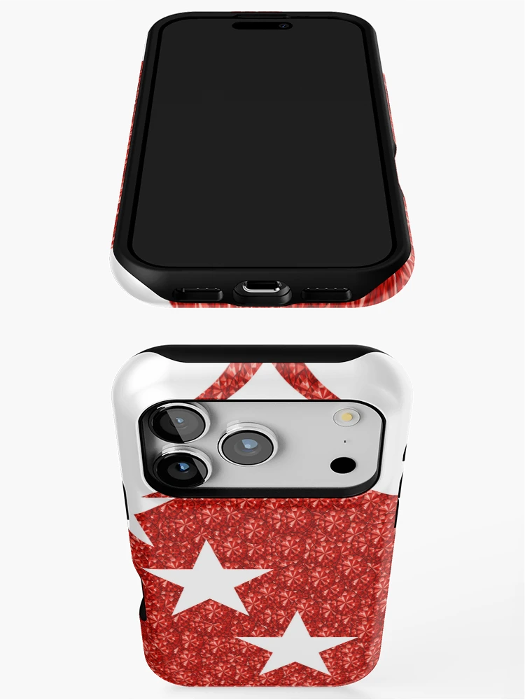 Thumbnail 3 of 4, iPhone Case, Red Rhinestone Tree designed and sold by TheIconSmith.