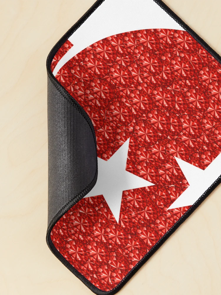 Thumbnail 2 of 5, Mouse Pad, Red Rhinestone Tree designed and sold by TheIconSmith.