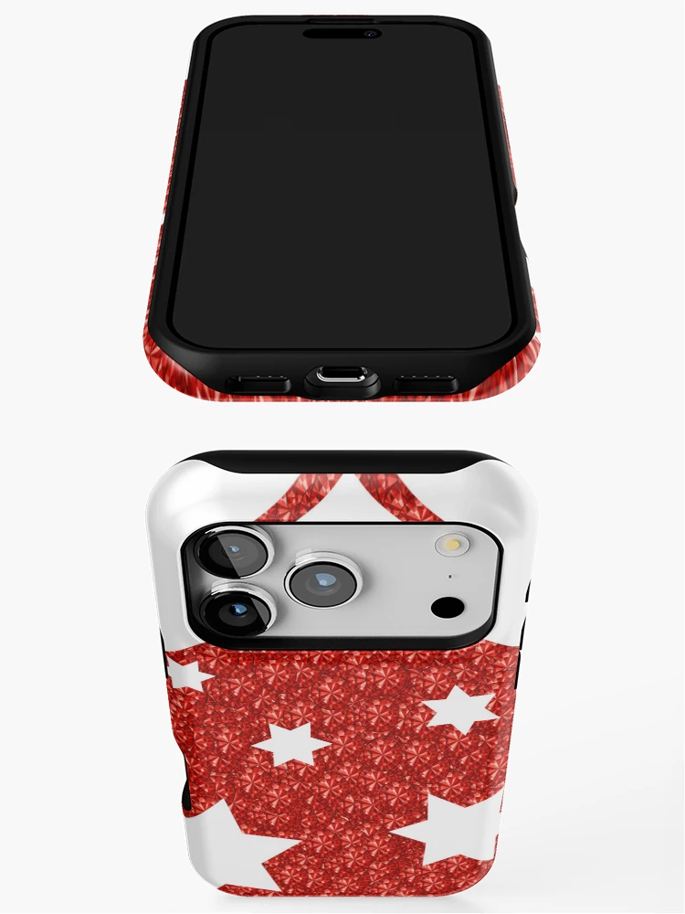 Thumbnail 3 of 4, iPhone Case, Red Rhinestone Tree designed and sold by TheIconSmith.