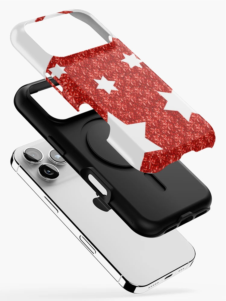 Thumbnail 2 of 4, iPhone Case, Red Rhinestone Tree designed and sold by TheIconSmith.