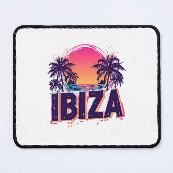 Item preview, Ibiza Retro Design – Neon Palm Trees & Sunset Illustration designed and sold by Meiersbeste.