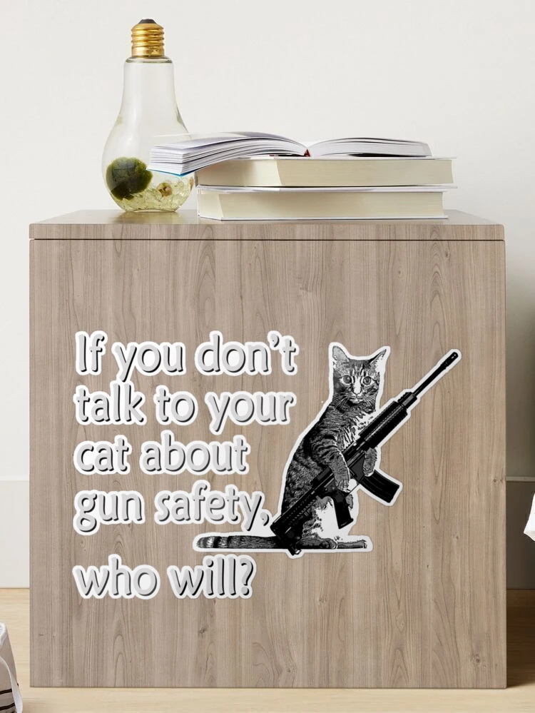 How to talk to your cat about gun safety : r/BrandNewSentence