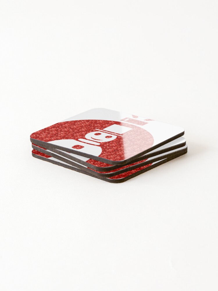 Thumbnail 4 of 5, Coasters (Set of 4), Red Rhinestone Tree designed and sold by TheIconSmith.