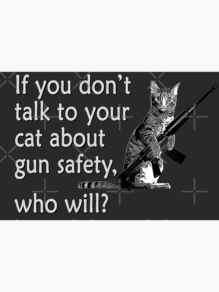 How to Talk to Your Cat About Gun Safety - Someone sent me this book, was  it one of you guys? - Topic