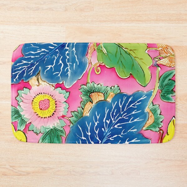 Item preview, Acuarela de hojas y flores de tabaco chinoiserie designed and sold by SophieClimaArt.